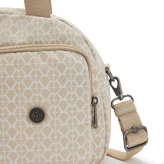 Kipling Cool Defea Classic Printed Shoulder Bags Signature Beige | CA 1390SG